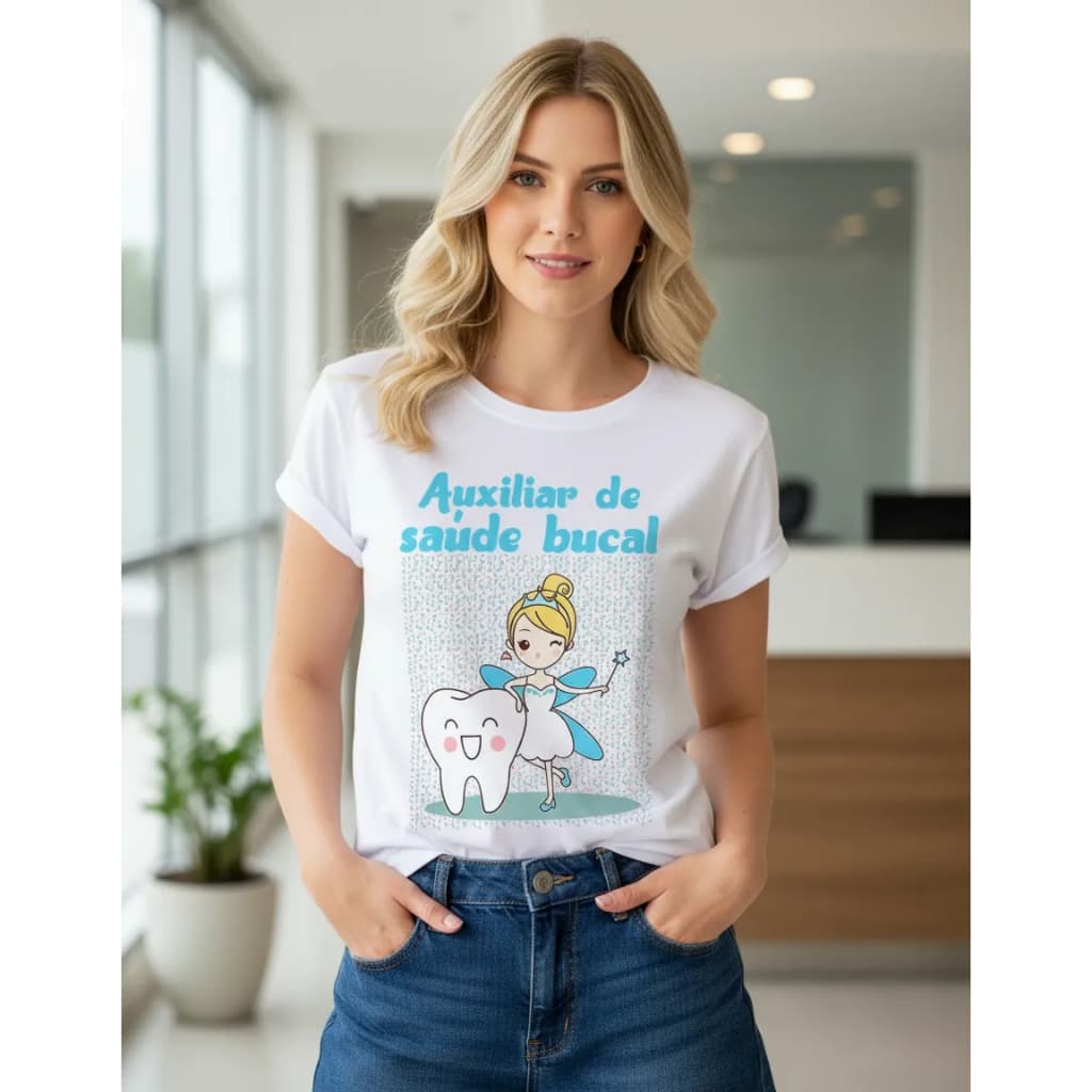 T-shirt, Auxiliar de Saúde Bucal