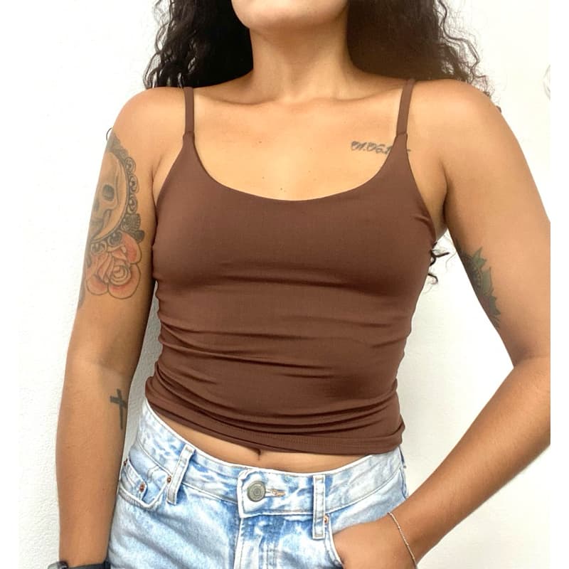 TOP TUBE CROPPED REGATA TUBINHO COM ALÇA FORRADO