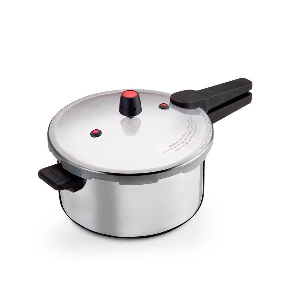 Panela de Pressão 7 Litros Fechamento Externo - Leve e prática - Conserva aromas - Carnes, Legumes, Feijão, Sopas