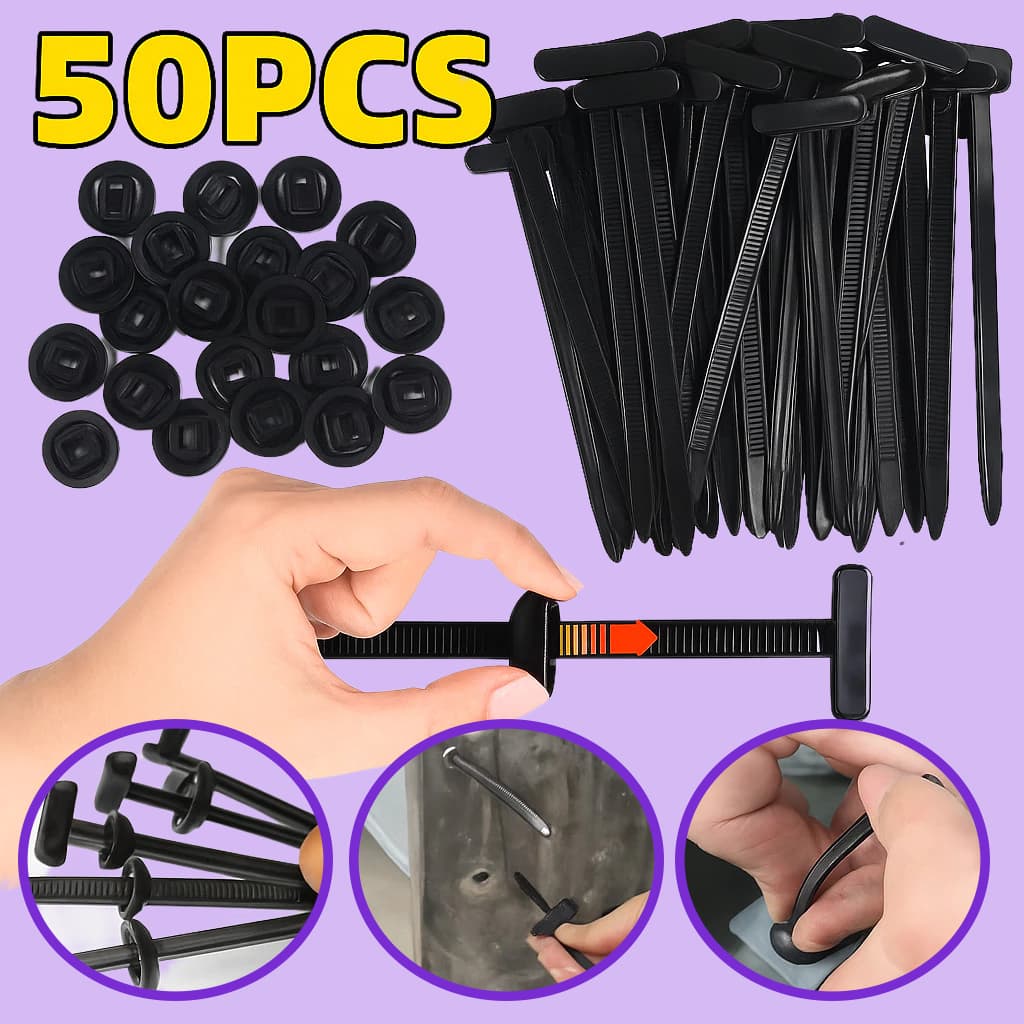 Kit Abraçadeira Fivela Nylon Enforca Gato Cinta Universal Presilhas Automotivas Oranização  Carro