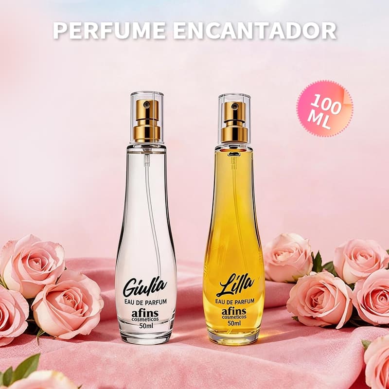Kit Perfume Feminino 2 Peças 100ml Floral – Fragrância Delicada e Longa Duração