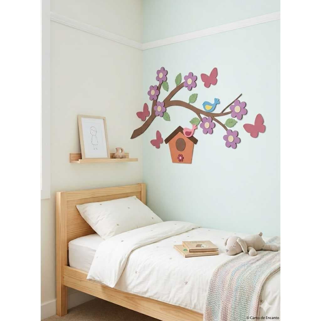 Painel Decorativo em MDF Jardim Encantado