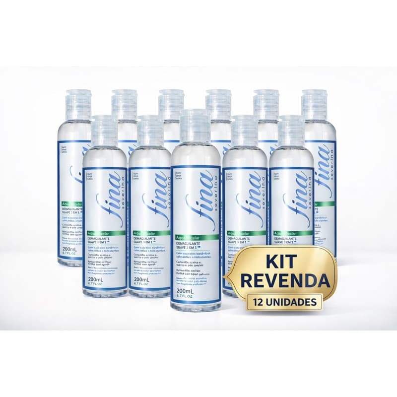 kit Revenda Com 12 unidades Água Micelar Fina Severina