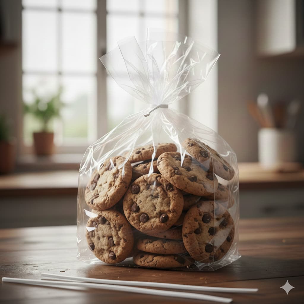 Amarrilho para saco de pão Fitilho de Arame 8cm Branco - Amarrador de Embalagem e Jardinagem