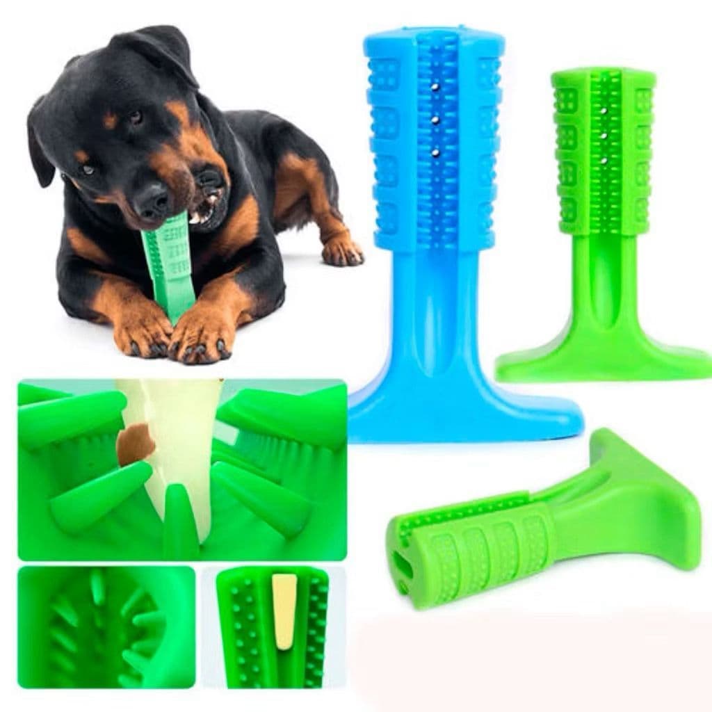 Escova Dente Clean Pet Mordedor Massageador Cachorro Cão Remove Tártaro P