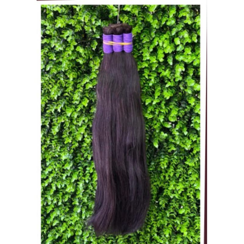 50g Cabelo Humano Indiano Liso  Semi Limpo para Alongamento