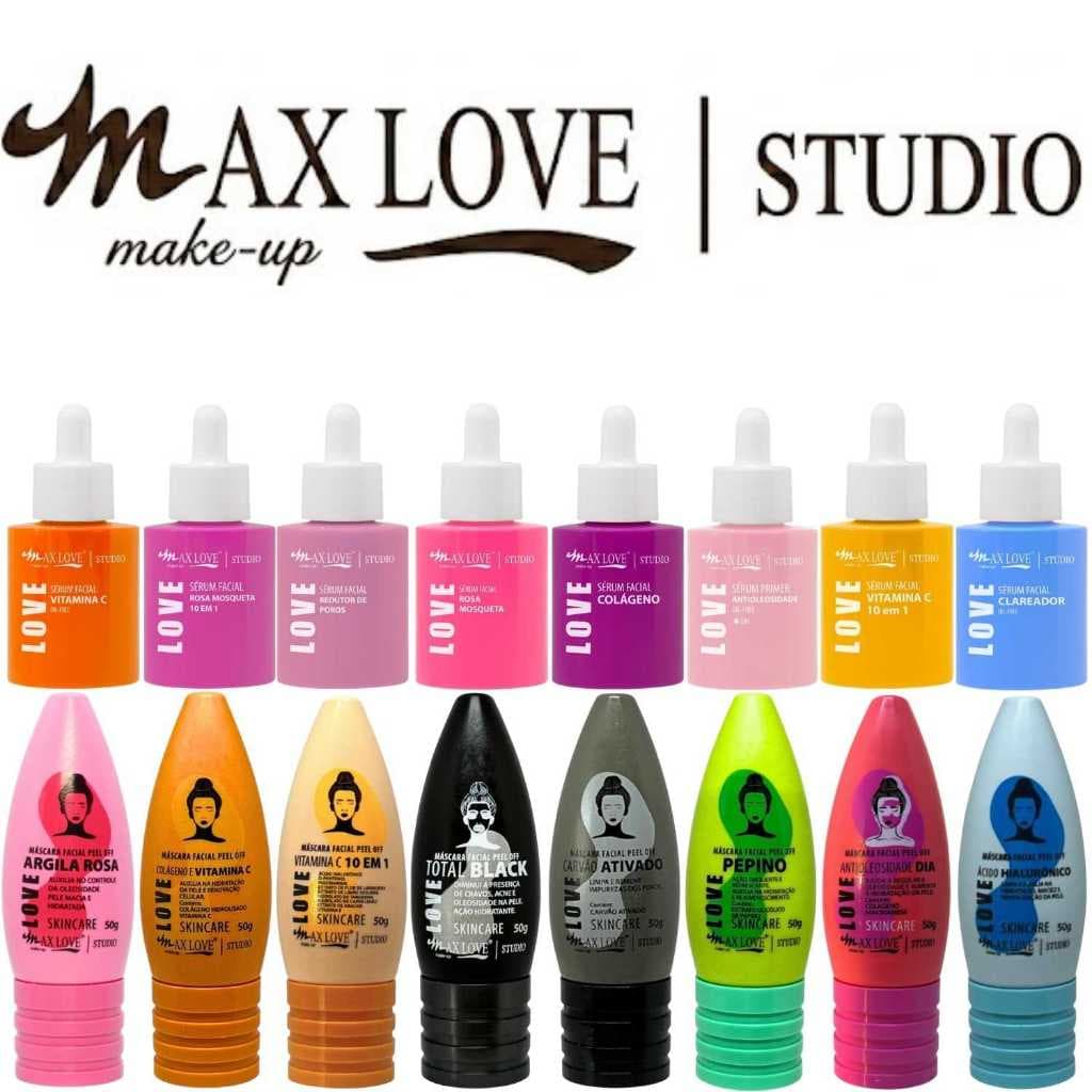 Kit Sérum Facial de 30ml + Máscara Peel Off de 50g - Max Love