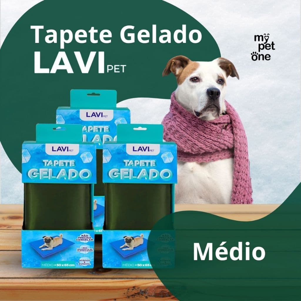 3 Tapete Gelado Refrescante para Cães Médio 50x65cm Lavi Pet | Anti Calor | Conforto para o Pet