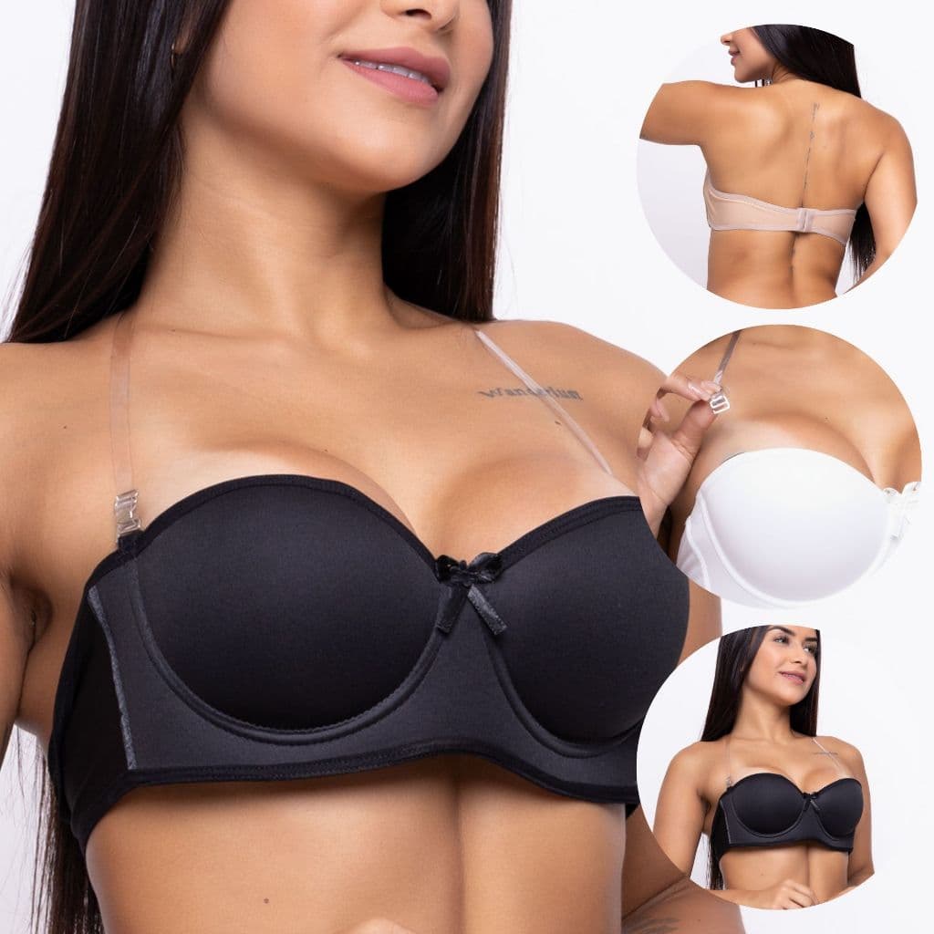 Sutiã Tomara Que Caia Pala Sutiã Bojo Com Alça Silicone Roupa Íntima Feminina
