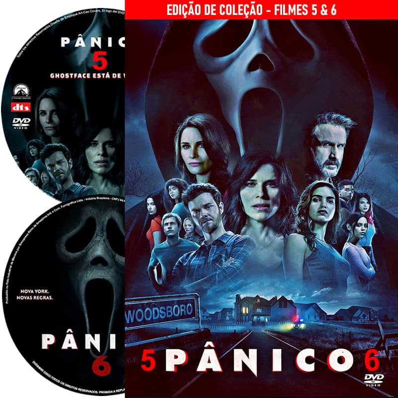 DVD - Filmes Pânico 5 e Pânico 6 - Filmes e seriados Box Coleção