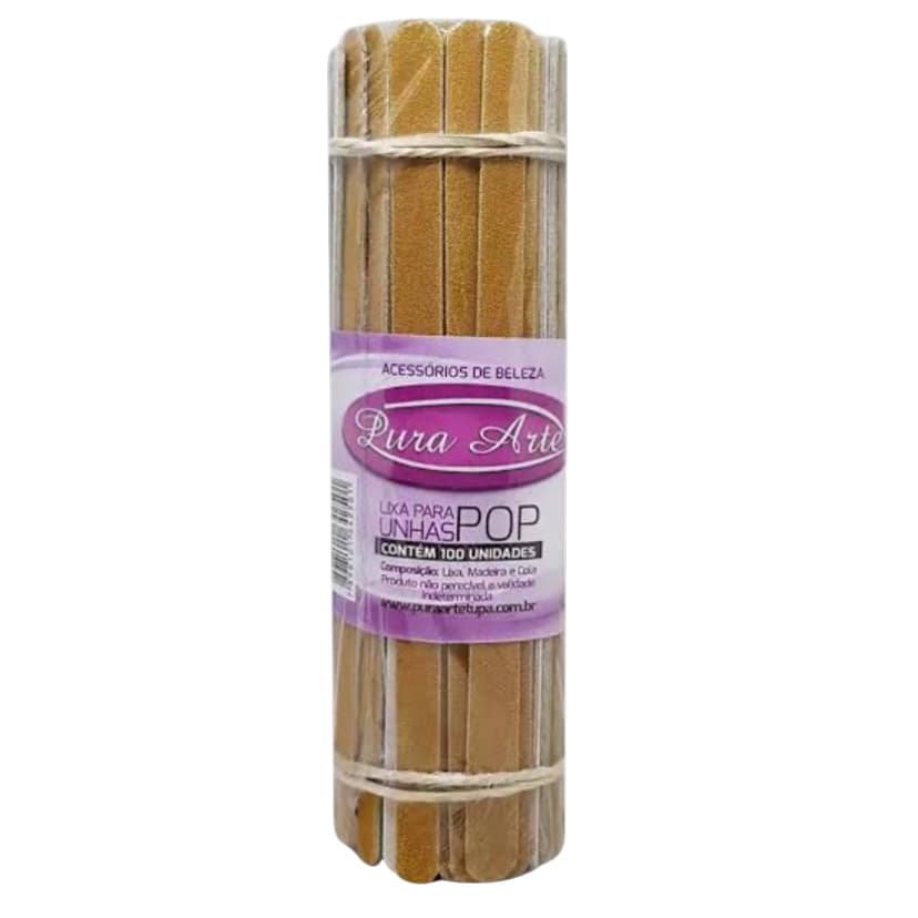 LIXA POP PARDA COM 100 PURA ART