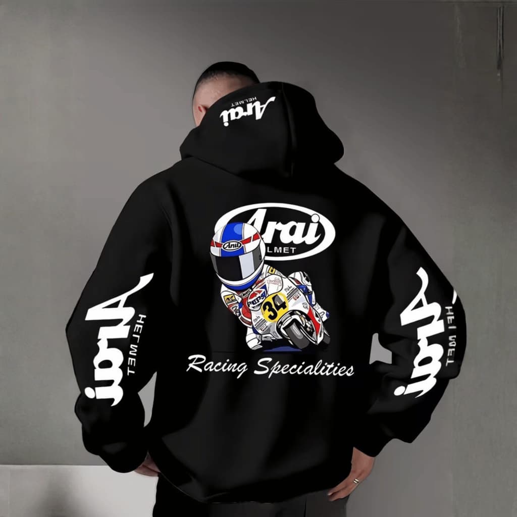 Moletom Canguru Unissex Com Bolso Estampado Moto Confortavel Tecido Qualidade Envio Imediato