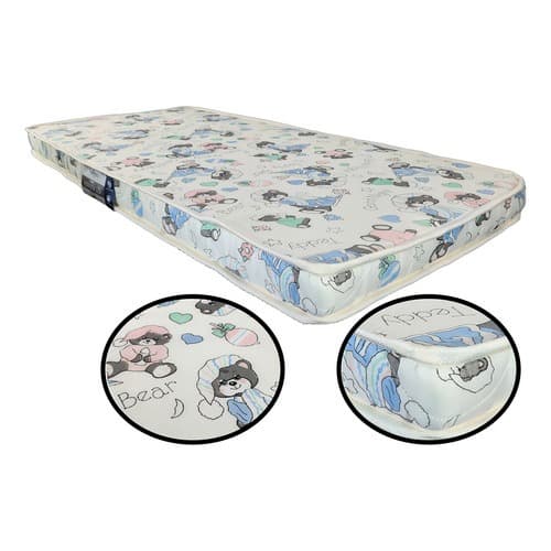 Colchão de Berço D18 Impermeável 130x70 Modelo Americano - Envio Imedito