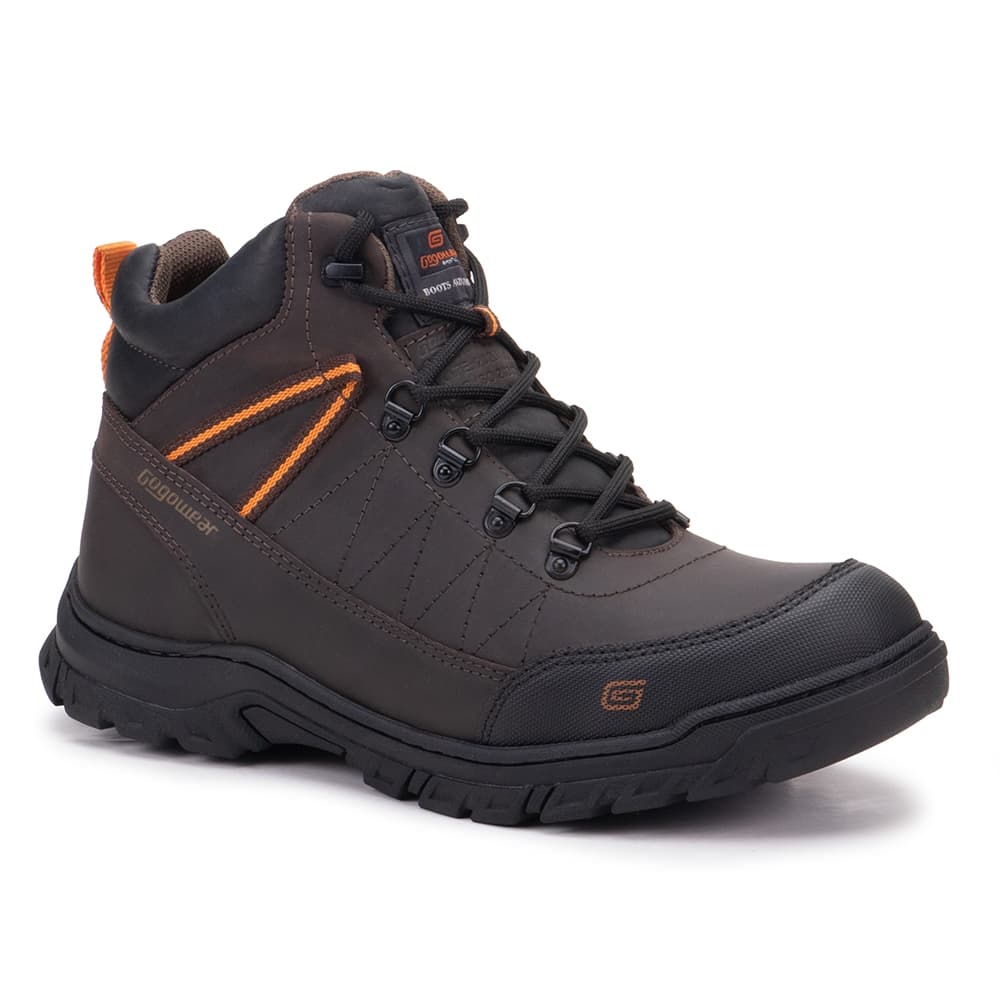 Bota Masculina Gogowear Em Couro Premium Com C.A Ipi Original