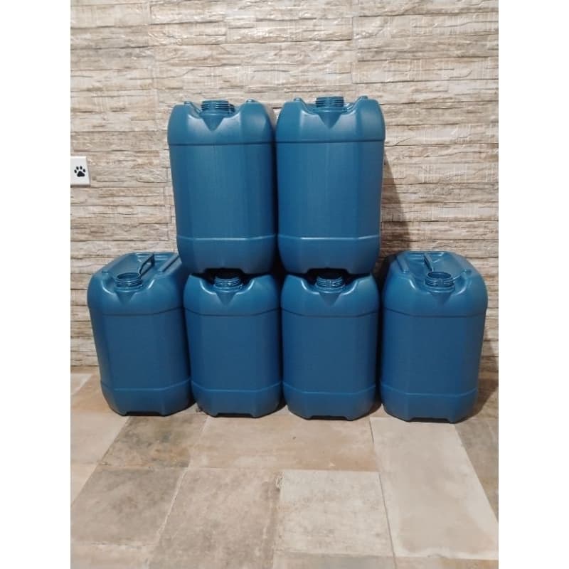 Kit 6 Galão 20 Litros Plástico Bombona Reservatório Novo