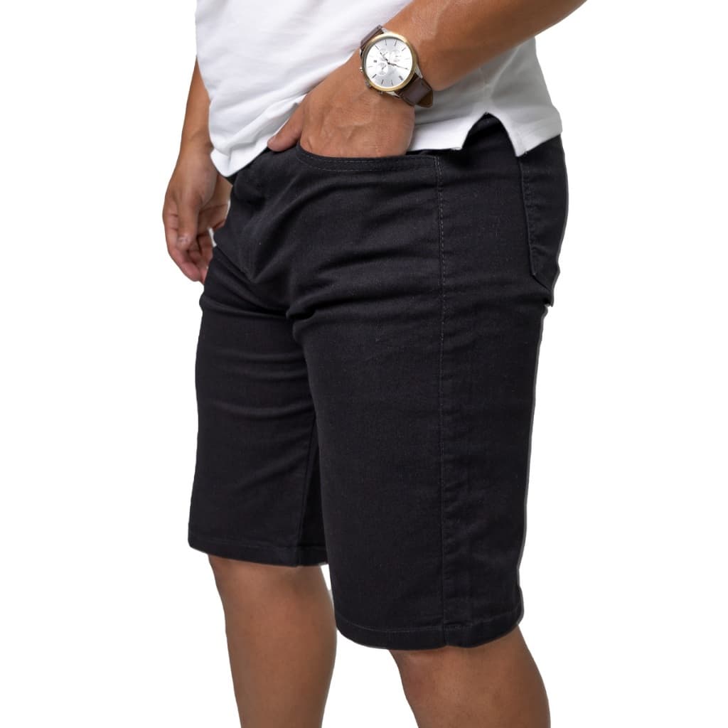 Bermuda Jeans Masculina com Elastano para Dia a Dia 36 a 48 - Conforto Casual  | Lions Jeans