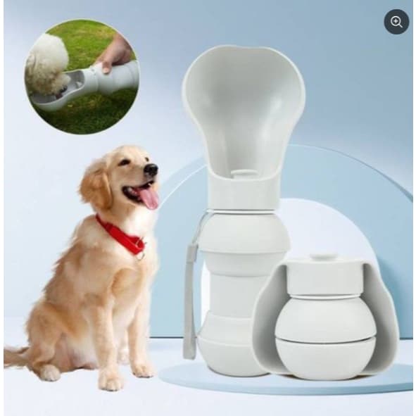Bebedouro Portátil Para Pets Silicone capacidade de 300ml