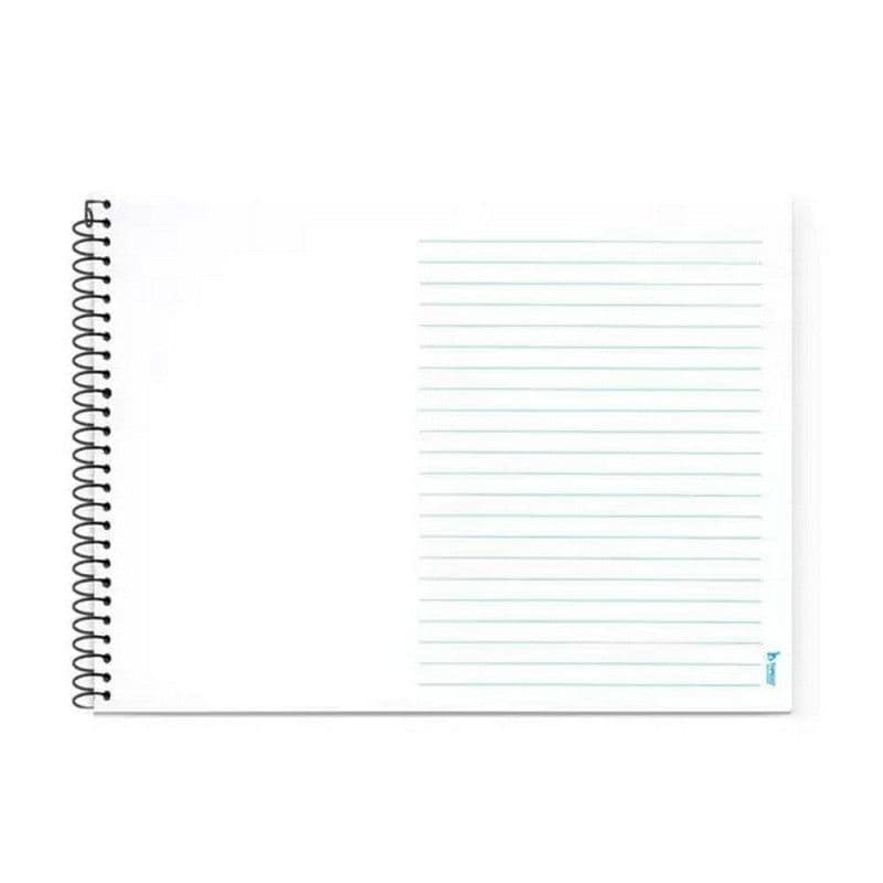 Caderno de Desenho – Meia Pauta - volta as aulas 2026 - 2027 - 2028
