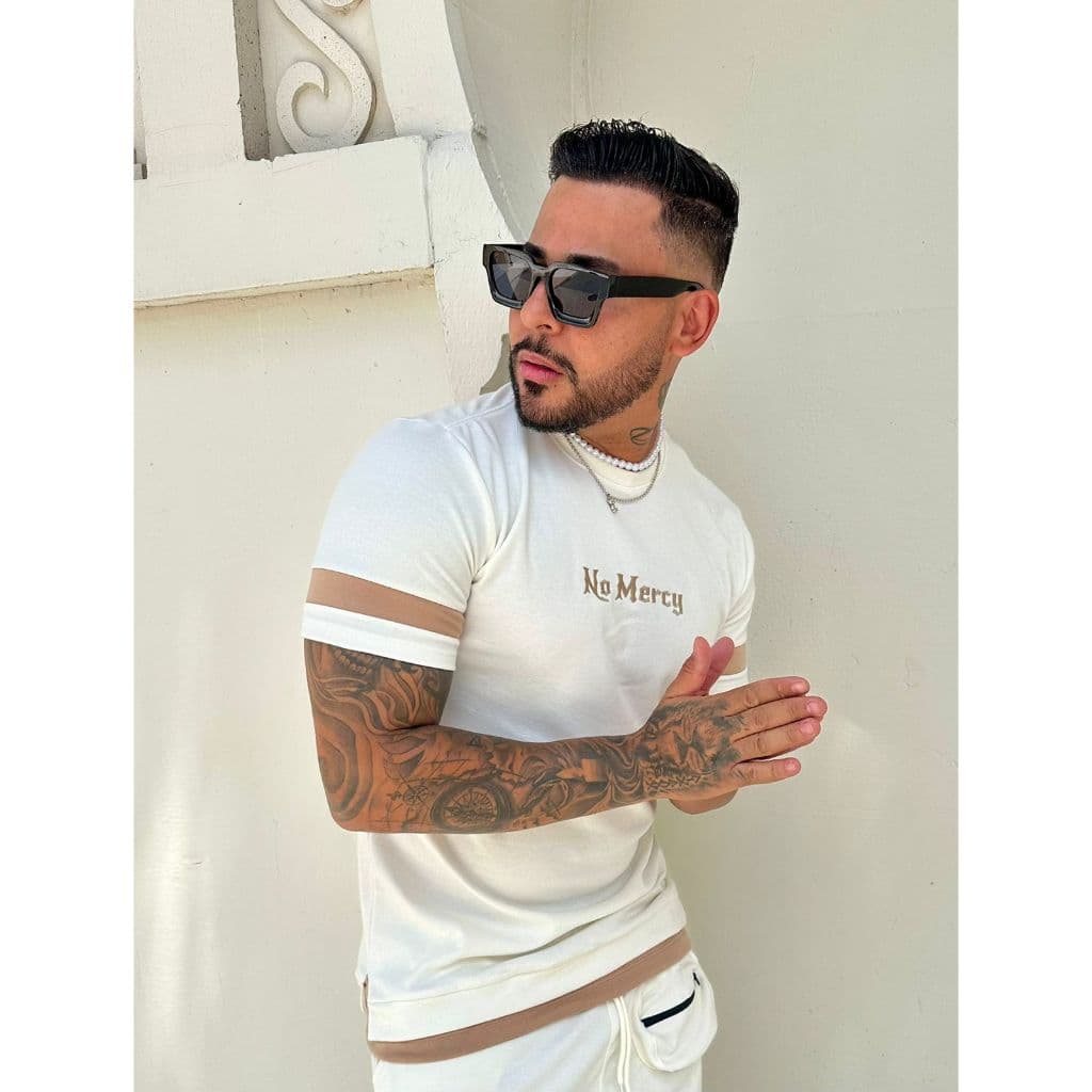 Camiseta Masculina T-shirt Bordada