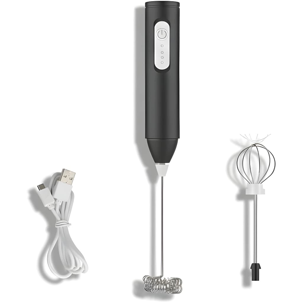 Mini Mixer Elétrico Recarregável USB Batedor Portátil Para Café Shake e Receitas