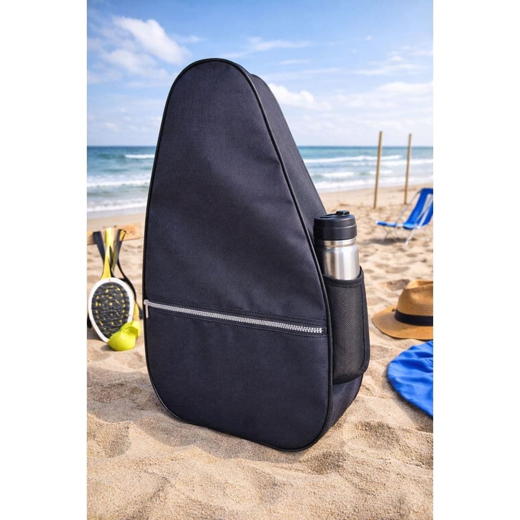 Bolsa para Raquete Beach Tennis Impermeável com Alça Transversal e Bolso Frontal