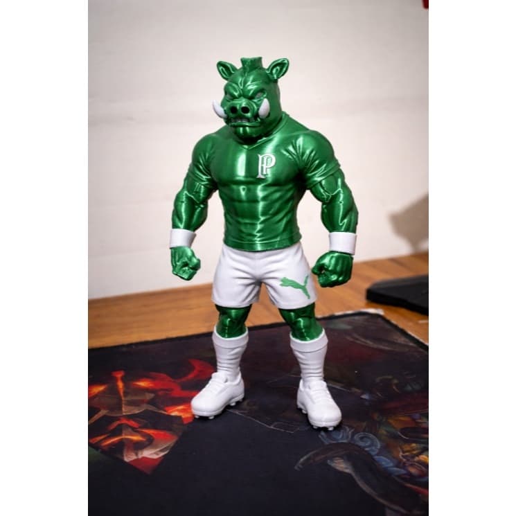 MASCOTE VERDÃO PALMEIRAS PERSONALIZADO COM SEU NOME E NUMERO