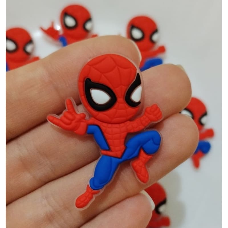 Aplique Emborrachado Homem Aranha 10 unidades Para Laços Tiaras Prendedores Artesanato