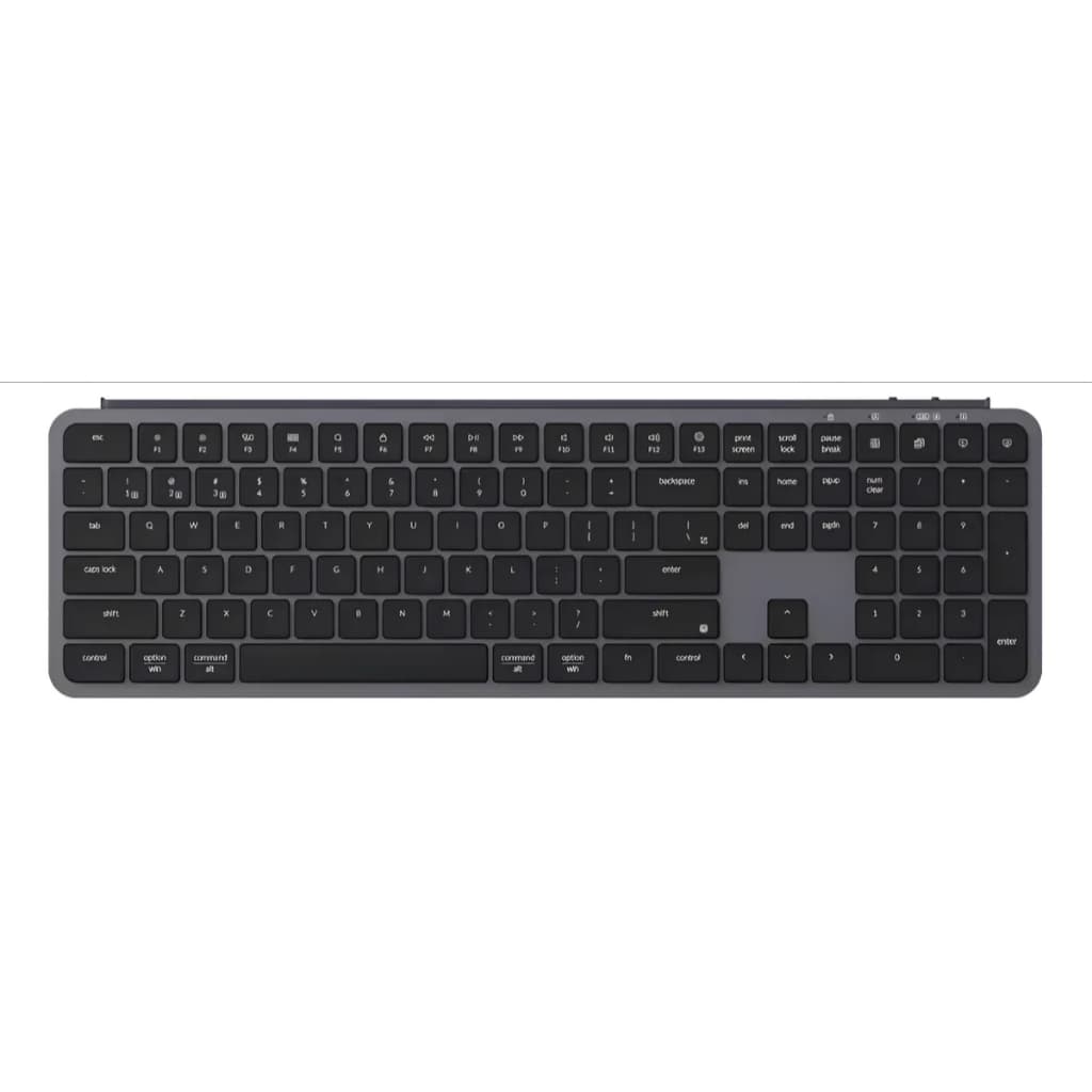 Teclado Sem Fio Keychron B6 Pro Ultra-slim Bluetooth 2.4ghz C/ NF - Pronta Entrega