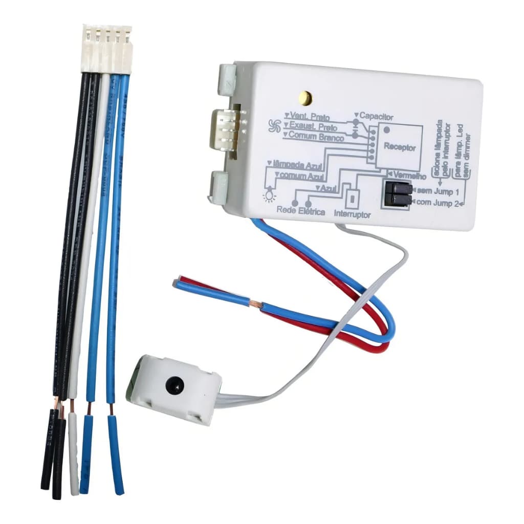 Receptor De Controle Remoto Ventilador De Teto Pw (só O Módulo) Bivolt