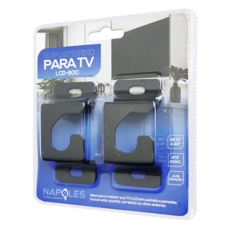 Suporte Fixo Universal Para Tv de 13" 80" Até 60 kg