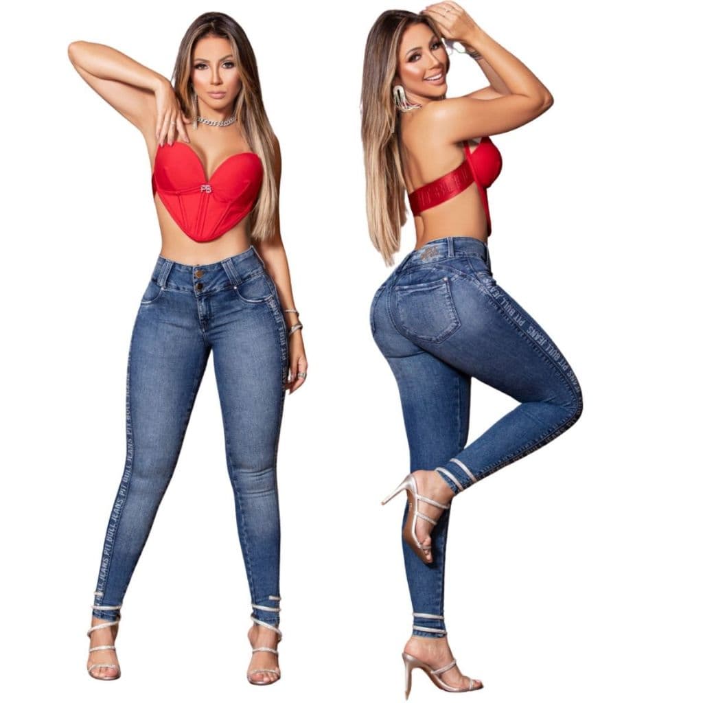 Calça feminina pit bull jeans original , calça feminina skinny pit bull jeans com bojo.