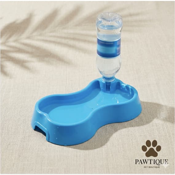 Bebedouro automatico pet osso agua fresca encaixe garrafa pet plastico liso 500ml