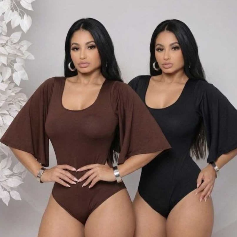 Kit 2 Body Feminino Manga Flare Suplex Premium – Tamanho Único (36 ao 42)