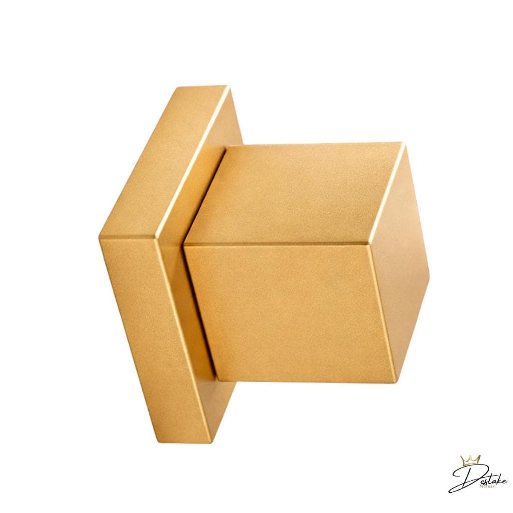 Acabamento Quadrado Registro Dourado Fosco Padrão Deca