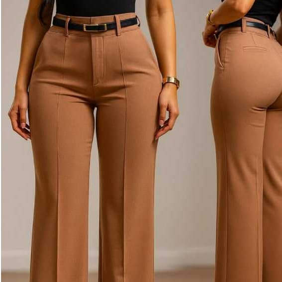 Calça Feminina Pantalona Alfaiataria Conforto e Estilo Tecido Premium