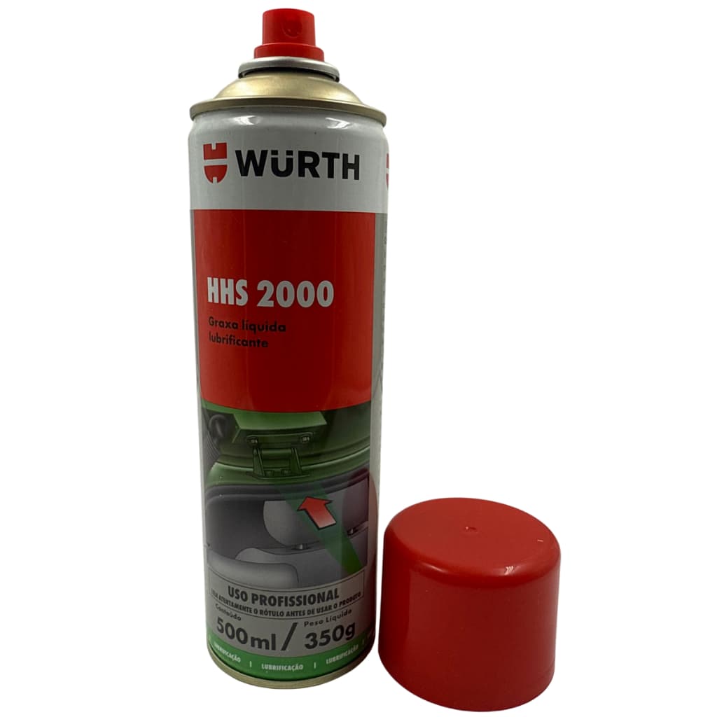 Graxa Spray Liquida Lubrificante Wurth HSS 2000 200ml