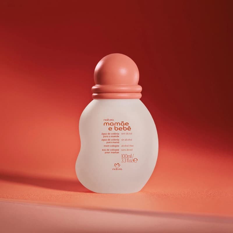 Colônia Mamãe e Bebê Natura 100ml Para Mamãe Fragrância Suave Delicada Original