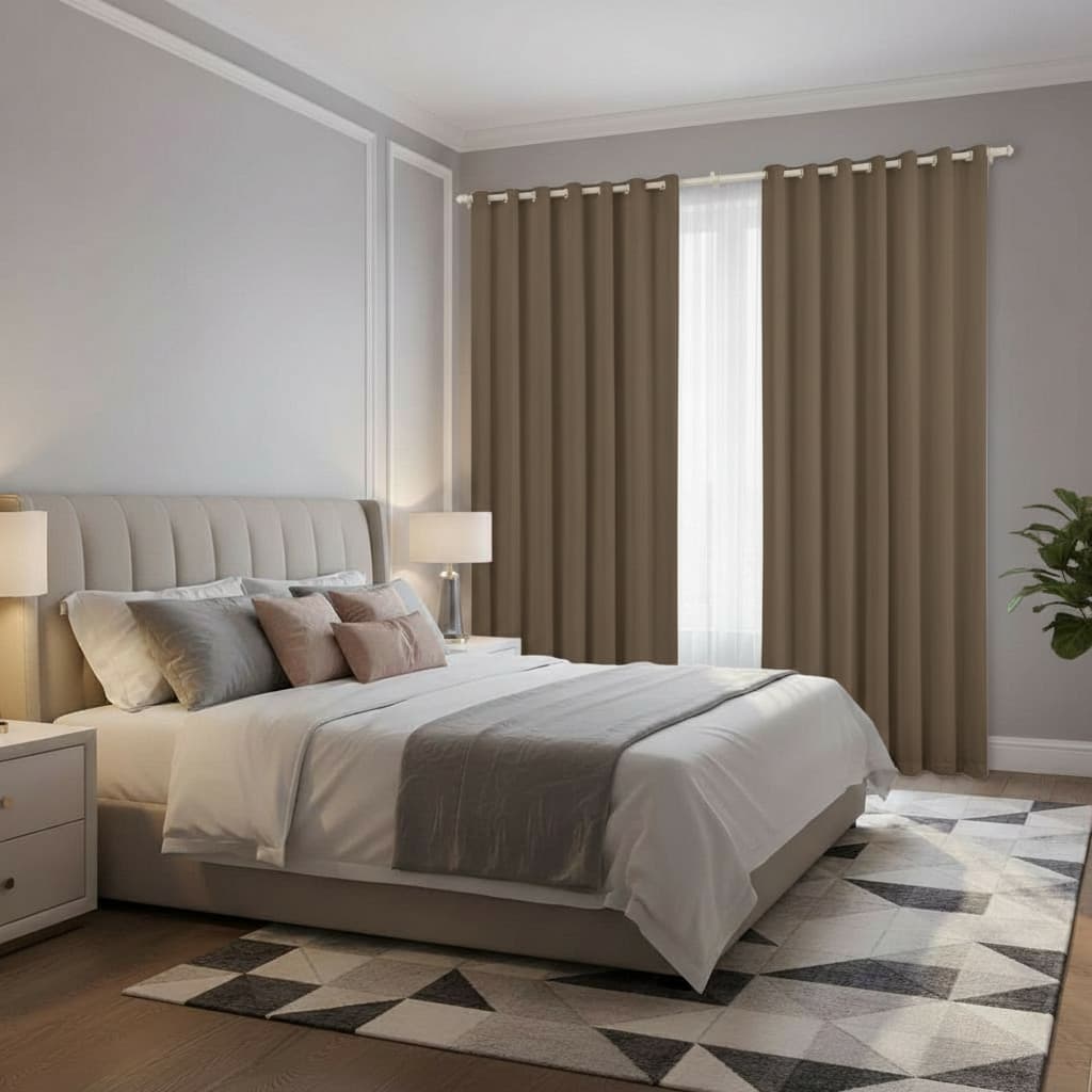 Cortina de Janela 2 80 X 1 80 Tecido Oxford Premium Sala Quarto Escritório