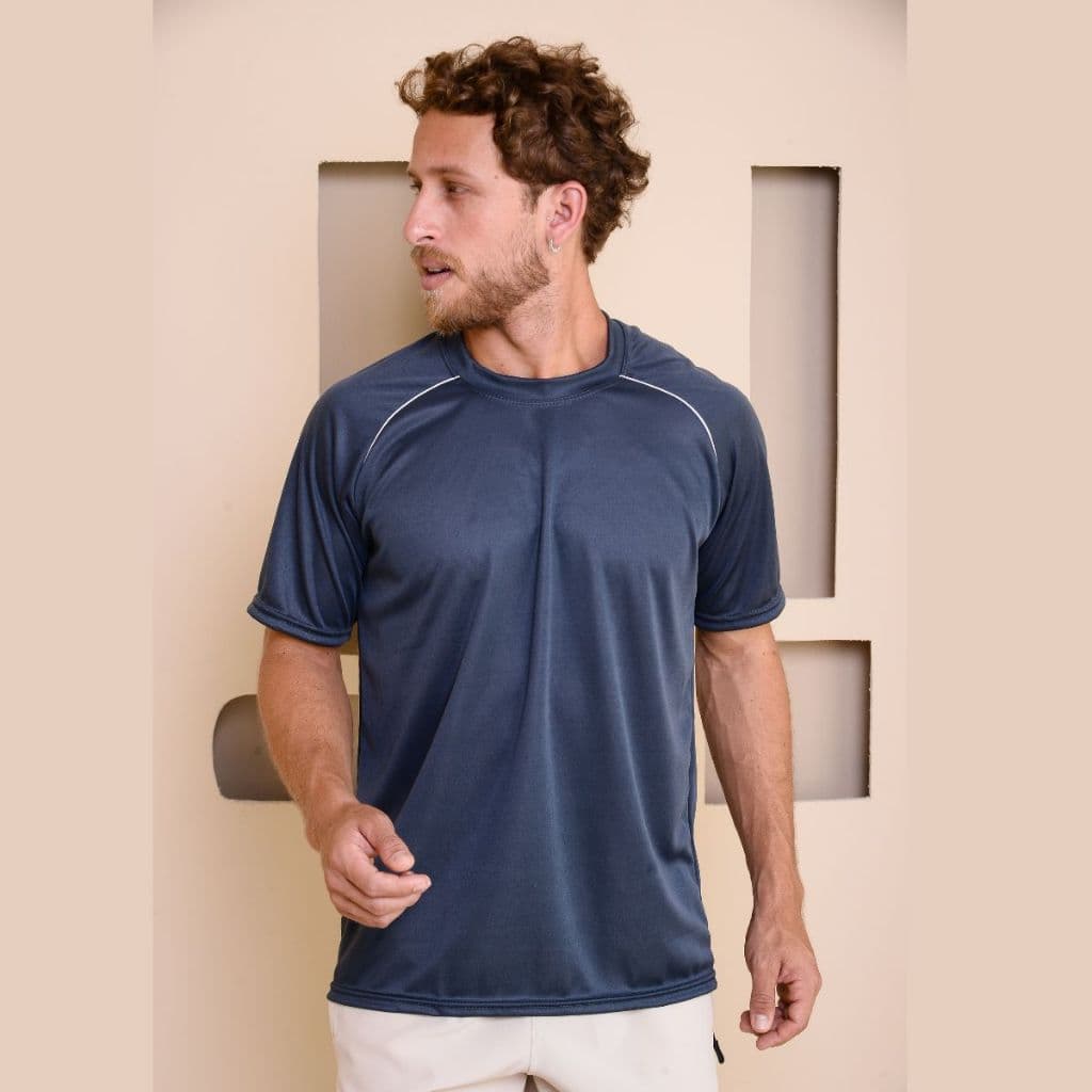 Camiseta Camisa Dry-Fit Masculina lisa Basica Para Academia Exercício Caminhada Corrida