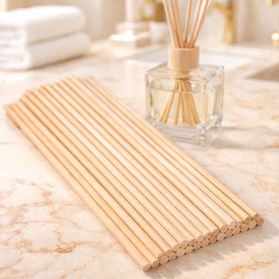 50 Varetas Para Aromatizador Ambiente de 25cm - Pacote Com 50 Unidades