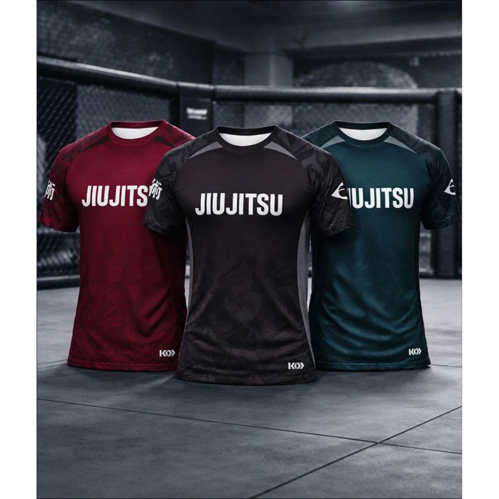 Camiseta Jiu Jitsu Dry Fit Masculina Feminina Infantil Baby Look Academia Treino bjj luta mma