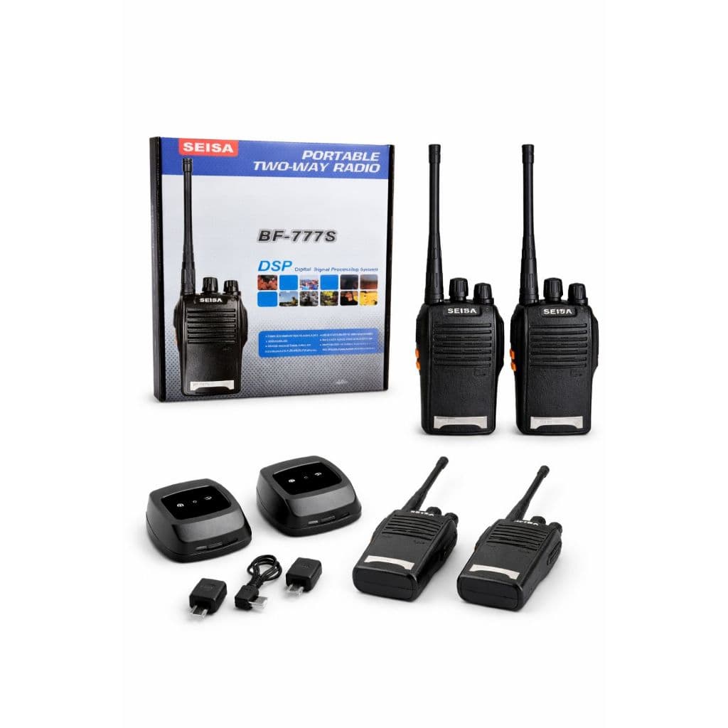 Rádio Walkie Talkie Seisa Bf-777s 2 Rádios