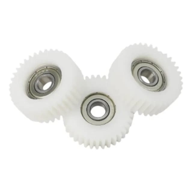 Kit 3 Engrenagens Planetárias 36 Dentes com Rolamento | Motor Bicicleta Elétrica de Nylon Alta Resistência