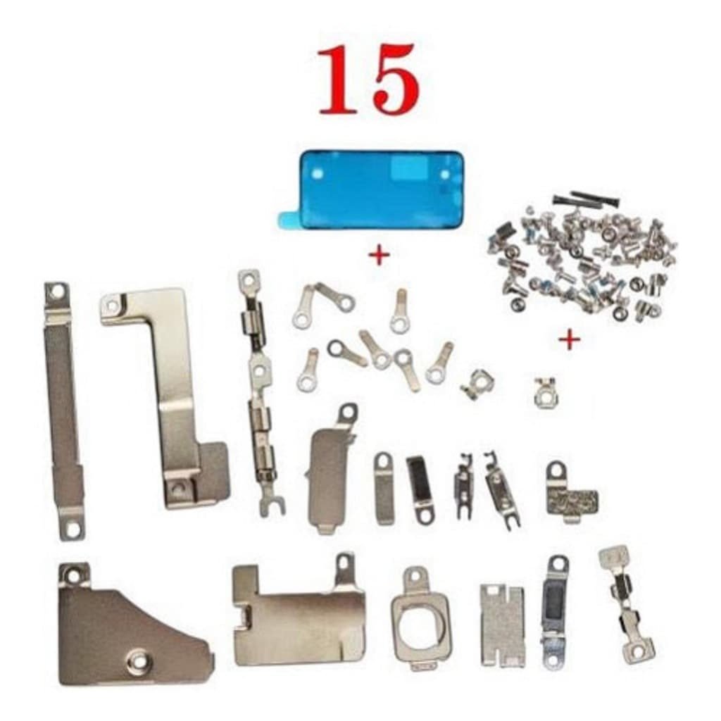 Kit Blindagem Metal iPhone 15 + Parafusos + Vedação