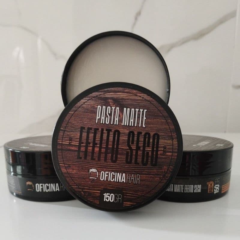 kit 3 uni Pasta Capilar Matte oficina hair