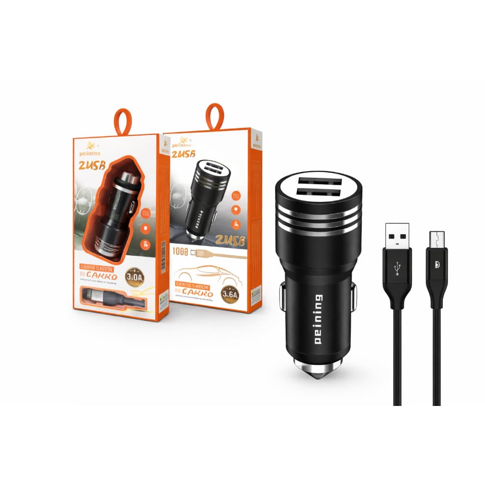 Carregador para Celular V8 Carro Fonte 2 entradas USB 3.6A Ótima Qualidade