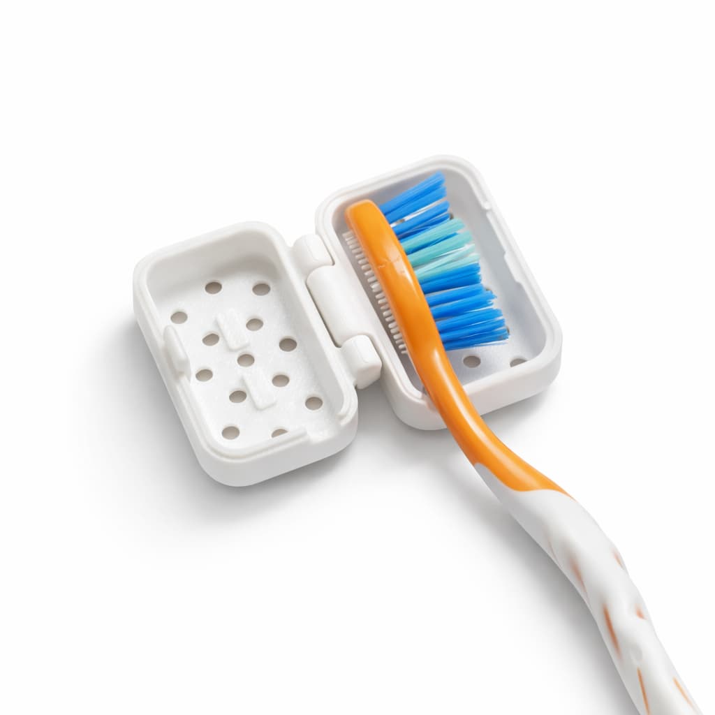 Porta Escova de Dente com Drenagem — Proteção e Higiene para o Dia a Dia