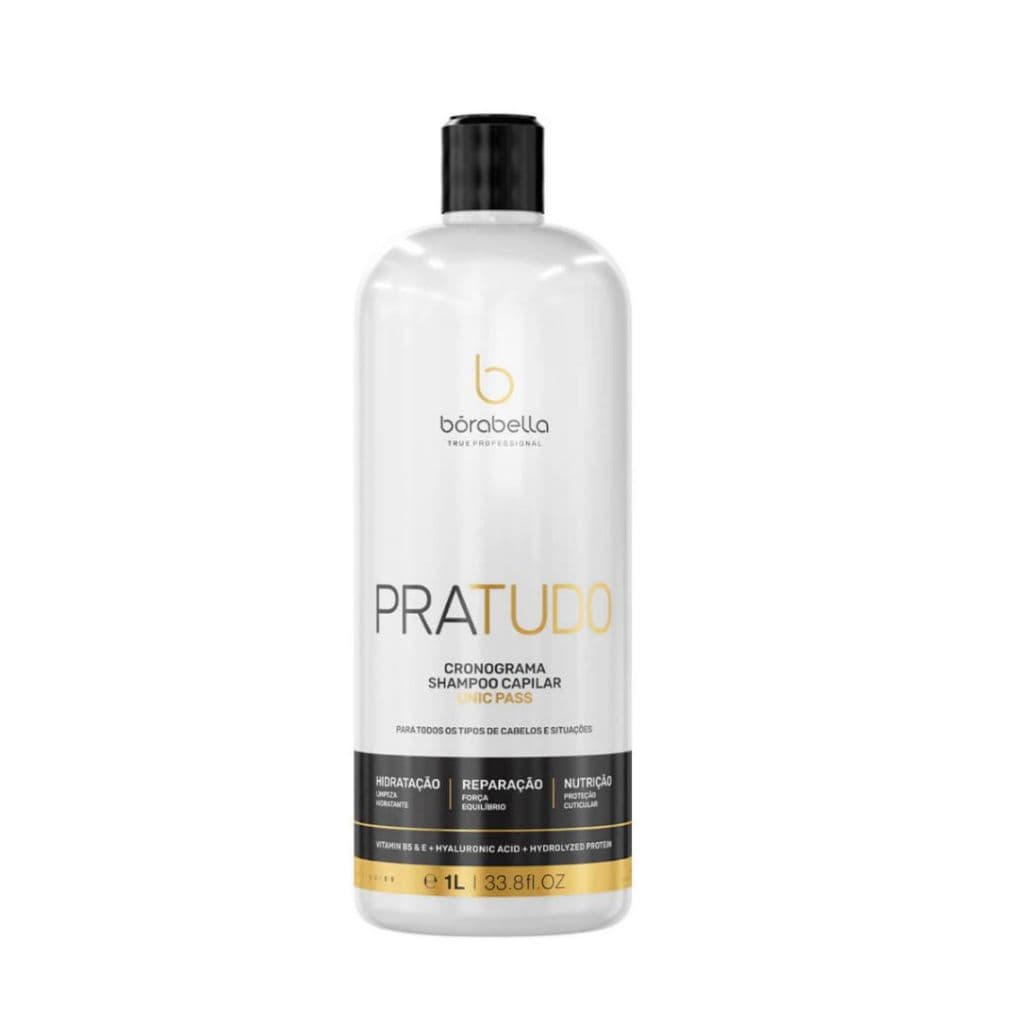 Borabella Pra Tudo Shampoo Cronograma 1L