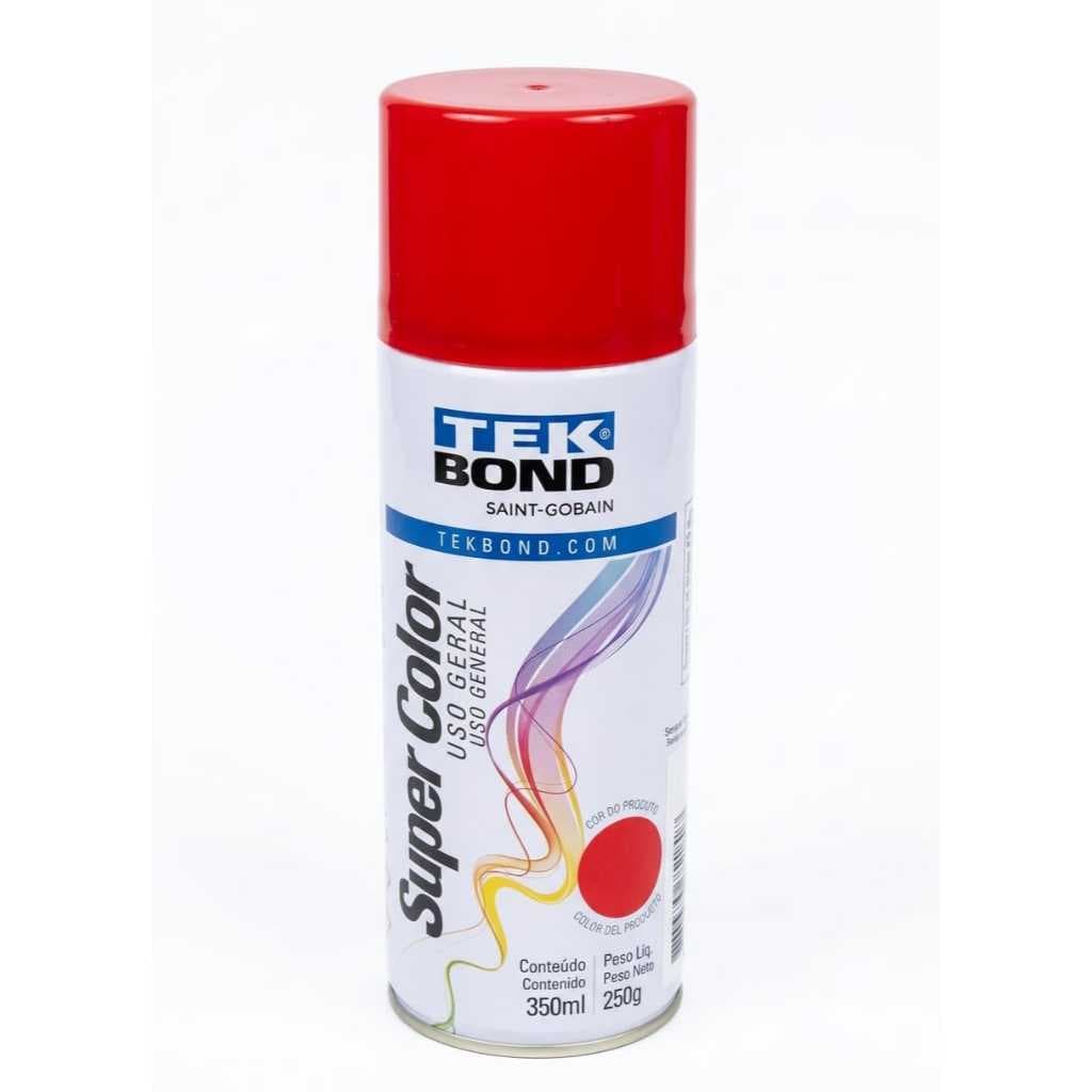 Tinta spray vermelho, 350 ml, TEKBOND