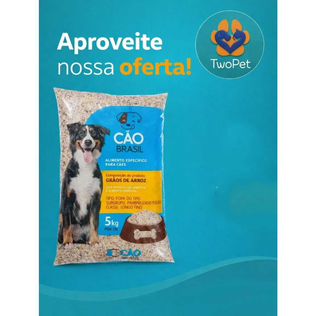 Arroz Parboilizado para cachorros Cao brasil